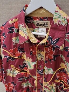 Wrangler Western Style Retro Line Tropical Shirt - Men's